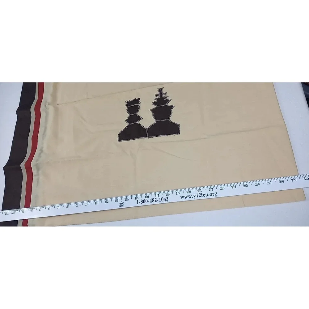 Vtg 2 Chess Piece King Size Pillow Cases King‎ & Queen Chess Piece Pillow Case